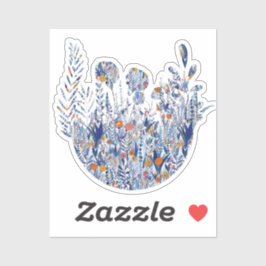 Colorful Bold Garden Mix Sticker