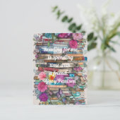 Colorful Books Briefkaart (Staand voorkant)