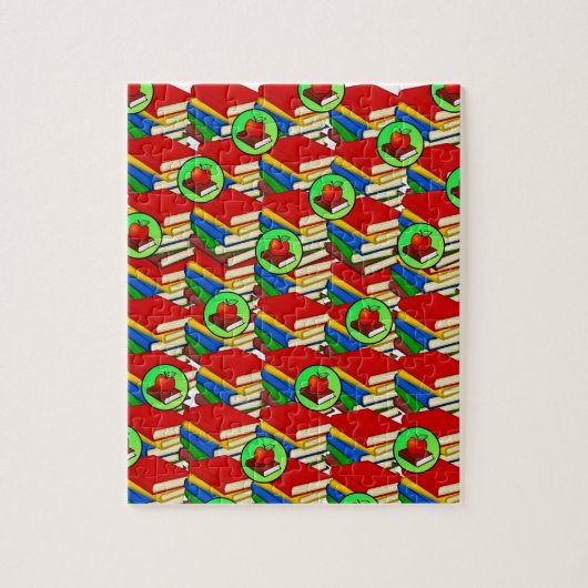 Colorful Books Jigzaag Puzzle Daisy Legpuzzel (Verticaal)