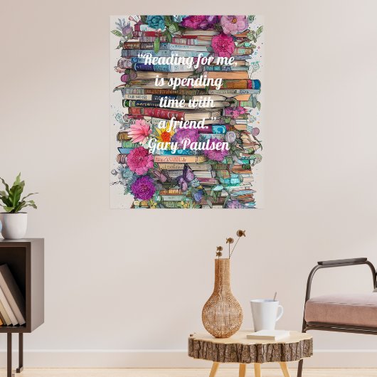 Colorful Books Poster (Woonkamer 3)