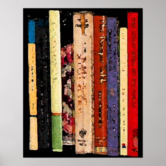 Colorful Books Poster (Voorkant)