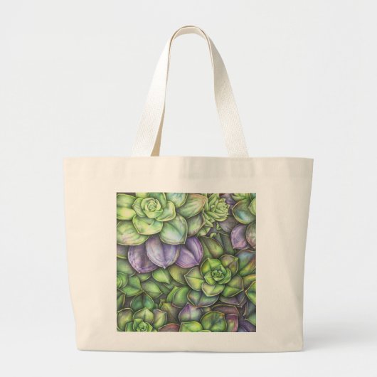 Colorful Botanical Illustration Tote Bag (Devant)