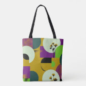 Colorful Botanical Shapes Tote Bag – Playful Flora (Dos)