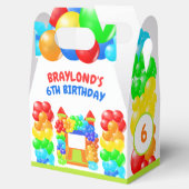 Colorful Bounce House Dag Bedankdoosjes (Geopend)