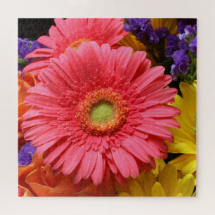 Colorful Bouquet Jigzaag Puzzle Legpuzzel
