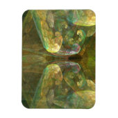 Colorful Brain Matte Abstract Magneet (Verticaal)