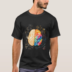 Colorful Brain Science and Neuroscience Neurologis T-shirt