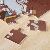 Colorful Brasilia Map Legpuzzel (Zijkant)