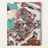 Colorful Brasilia Map Planner (Achterkant)