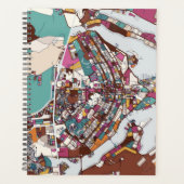 Colorful Brasilia Map Planner (Voorkant)