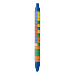 Colorful Bricks Building Blocks Aangepaste pen
