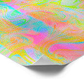 COLORFUL BRIGHT MODERN ABSTRACT POSTER (Hoek)