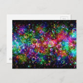 Colorful Bubble-ontwerp Briefkaart (Voorkant / Achterkant)