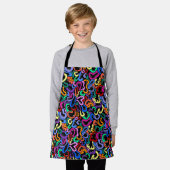 Colorful Bubble Pattern Schort (Gedragen)