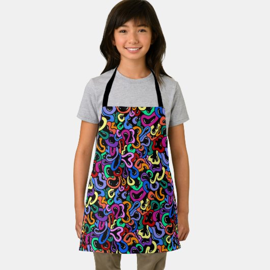 Colorful Bubble Pattern Schort (Insitu)