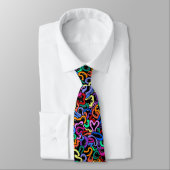 Colorful Bubble Pattern Stropdas (Gebonden)