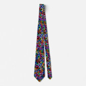 Colorful Bubble Pattern Stropdas (Voorkant)