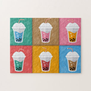 Colorful Bubble Tea 6 Pac Legpuzzel