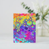 Colorful Bubbles Briefkaart (Staand voorkant)