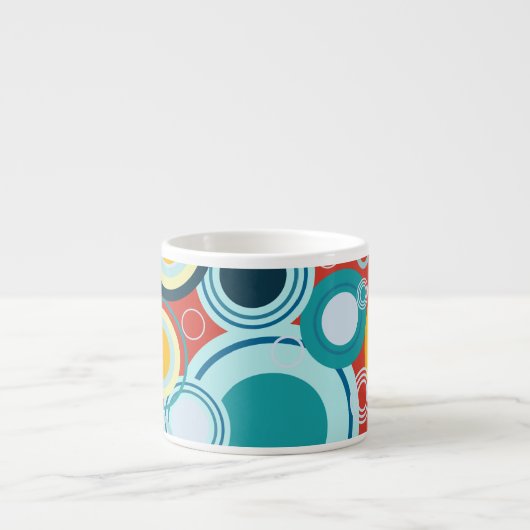 Colorful Bubbles Espresso Kop (Voorkant)