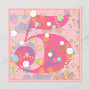 Colorful Bubbles om het even welke Uitnodiging van