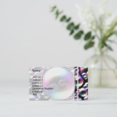 Colorful Bubbles Visitekaartje (Staand voorkant)