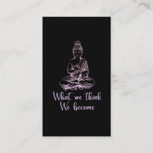 Colorful Buddha Inspirerend Buddhism Quote Visitekaartje