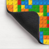 Colorful Building Blocks Patroon Muismat (Hoek)