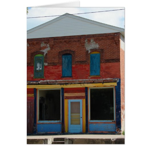 Colorful Building in Lone Tree, Iowa (Voorkant)