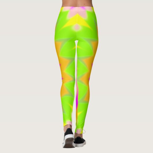 Colorful Bursting Pattern Leggings (Achterkant)