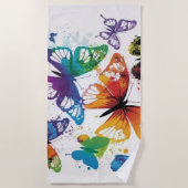 Colorful Butterflies 1 Strandlaken (Voorkant)