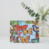 Colorful Butterflies Briefkaart (Staand voorkant)