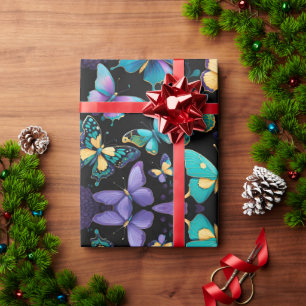 Colorful Butterflies Cadeaupapier