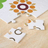 Colorful Butterflies en Flowers Legpuzzel (Zijkant)