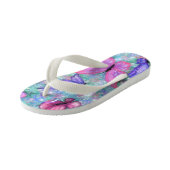 Colorful Butterflies Flying Teenslippers - Joy (Schuin)
