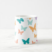 Colorful Butterflies Koffiemok (Center)