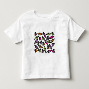 Colorful Butterflies Patroon Kinder Shirts