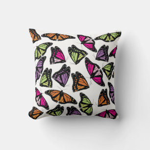 Colorful Butterflies Patroon Kussen