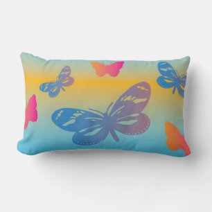 Colorful Butterflies Pillow Kussen