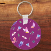 Colorful Butterflies Sleutelhanger (Voorkant)