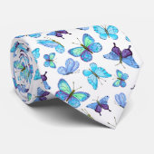 Colorful Butterflies Stropdas (Opgerold)