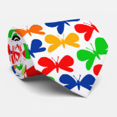 Colorful Butterflies Stropdas (Opgerold)