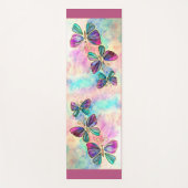 Colorful Butterflies Yoga Mat - Schilderen (Voorkant)