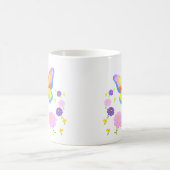 Colorful Butterfly and Flowers Mug (Centre)