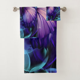 Colorful Butterfly Bath Towel Set Bad Handdoek
