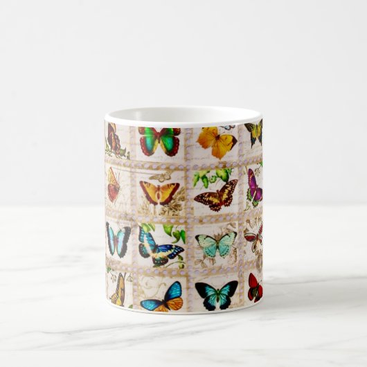 Colorful Butterfly Collection  Mug (Centre)