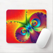 Colorful Butterfly Fractal Muismat (Met muis)