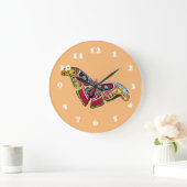 Colorful Butterfly Grote Klok (Huis)