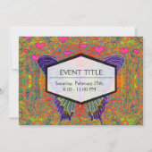 Colorful Butterfly Kaart (Achterkant)