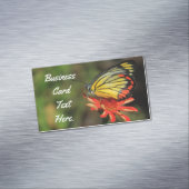 Colorful Butterfly Magnetisch Visitekaartje (Voorbeeld)